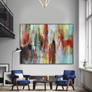 Abstract Hotel Decoration Home Decor Wall Modern Wall Art Canvas Oil Painting Picture on Canvas Living Room