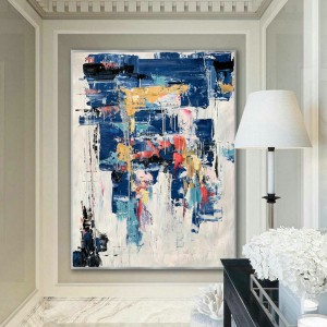 Wholesale Modern Landscape Wall Decor Painting Abstract Handmade Oil Painting