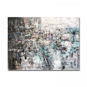 New arrival 100% handmade contemporary abstract oil painting home office decoration art work