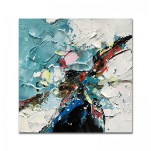 Contemporary Hotel Hand Canvas Abstract Picture Oil Paintings Wall Art Decor for Living Room Decorative Minimalist Painting